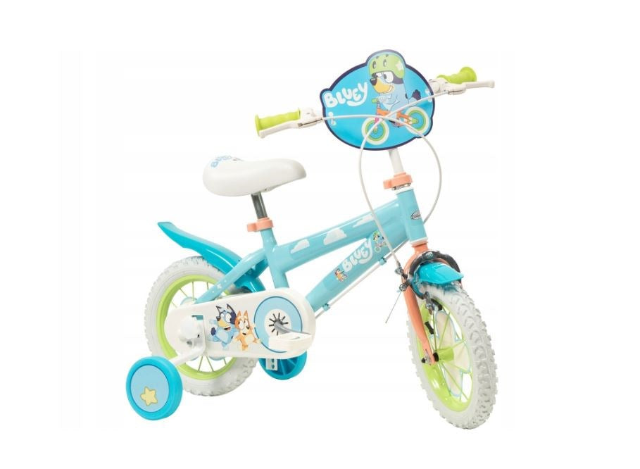 TOIMSA children's bicycle Bluey 12” Blue and lime blue