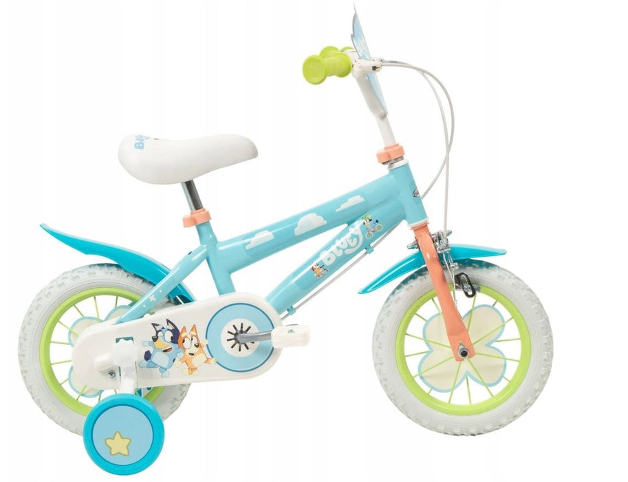 TOIMSA children's bicycle Bluey 12” Blue and lime blue
