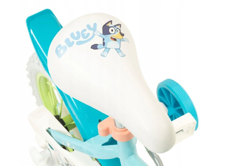 TOIMSA children's bicycle Bluey 12” Blue and lime blue