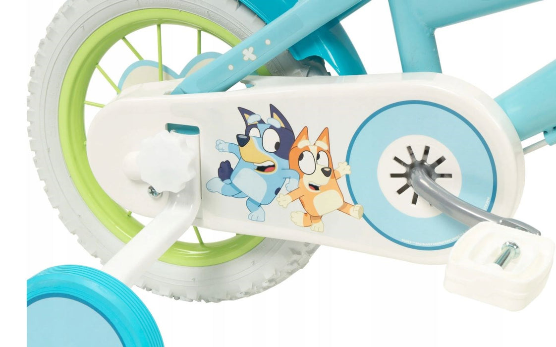 TOIMSA children's bicycle Bluey 12” Blue and lime blue