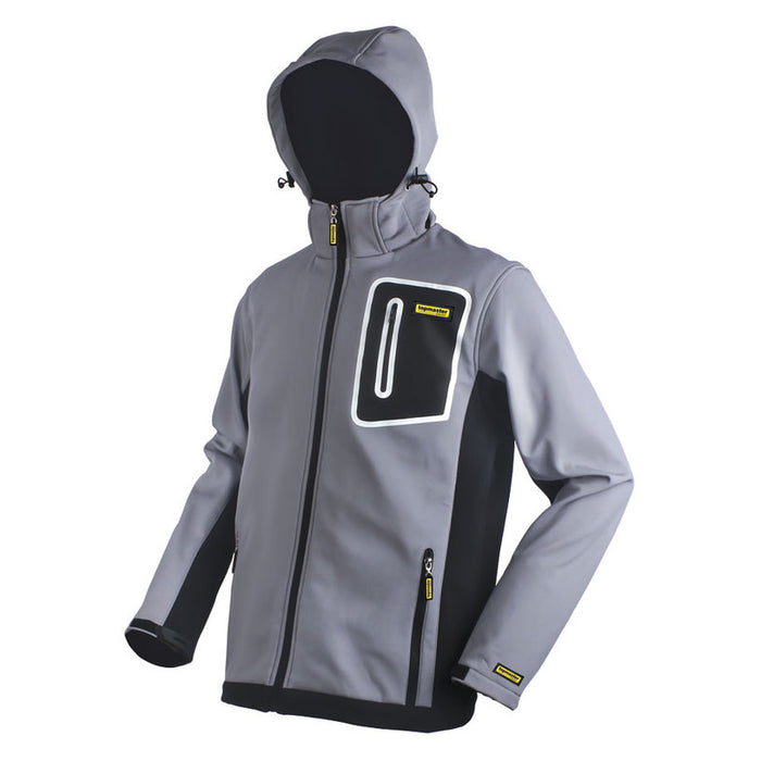 HOODED SOFTSHELL JACKET SIZE M TOPMASTER