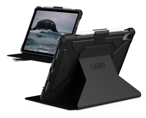 UAG Metropolis case for iPad 10.9" 10th generation with Apple Pencil holder - black
