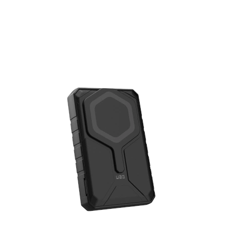 UAG Rugged 10K Powerbank - 10000 mAh with stand, 10W wireless charging, MagSafe compatible, cable included - black