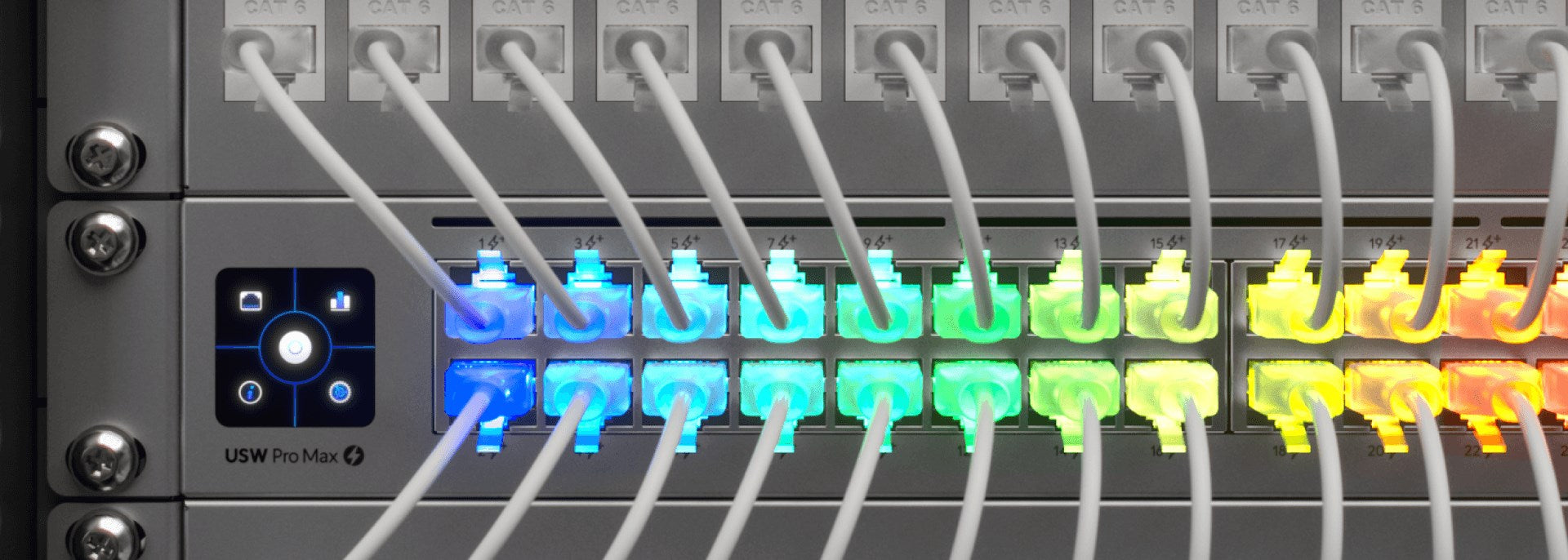 Ubiquiti UACC-Cable-Patch-EL-2M-W networking cable Translucent, White Cat6