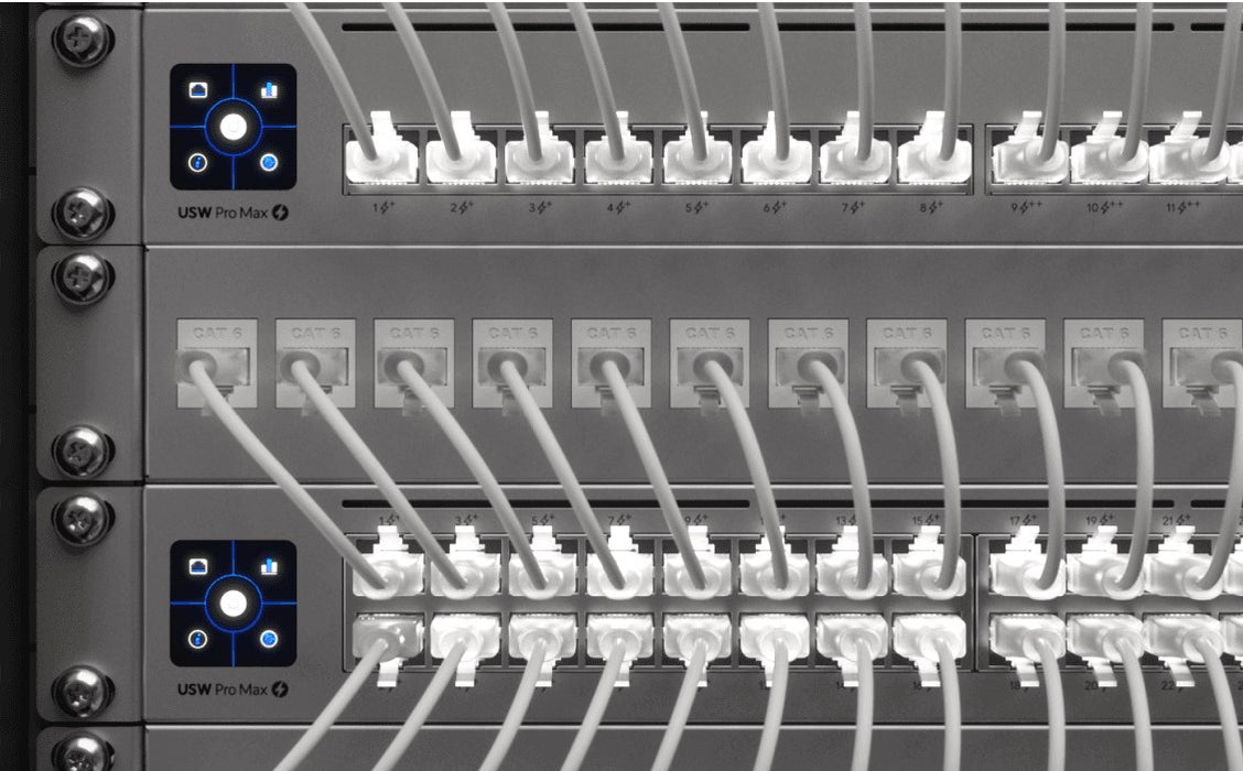 Ubiquiti UACC-Cable-Patch-EL-2M-W networking cable Translucent, White Cat6