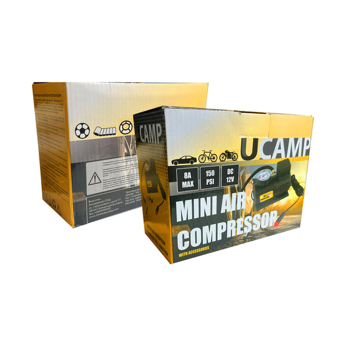 COMPRESSOR 12V 150PSI UCAMP HD-10348