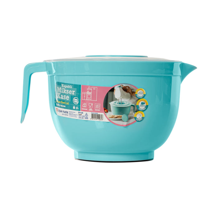 MIXER BOWL WITH LID 3L UCSAN
