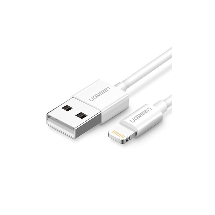 US155 CABLE USB A / Lightining MFI 2m UGREEN - WHITE