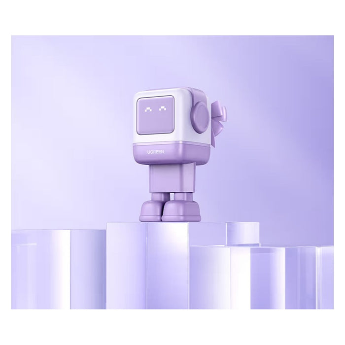 CD361 CHARGER 2xUSB-C,1xUSBA,65W,ROBOT,UGREEN - PURPLE