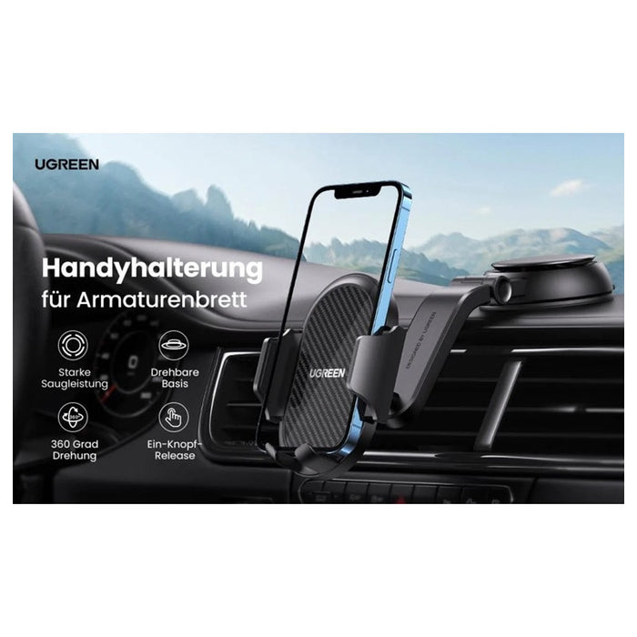 UNIVERSAL CAR PHONE HOLDER DASHBOARD/GLASS LP405 UGREEN