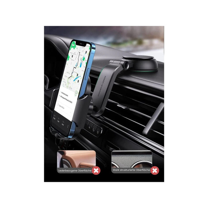 UNIVERSAL CAR PHONE HOLDER DASHBOARD/GLASS LP405 UGREEN
