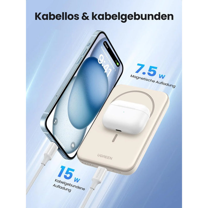 POWER BANK 5,000mAh Mini MAGNETIC WIR PB560 UGREEN