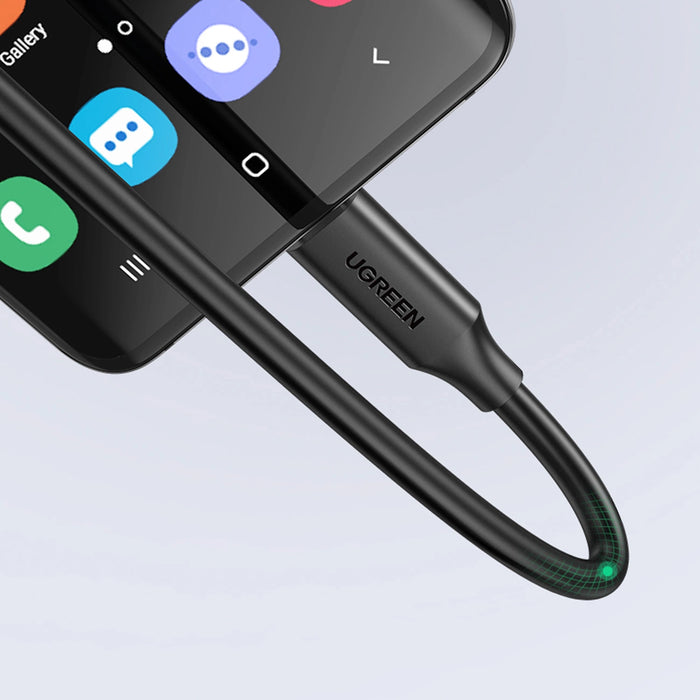 Ugreen 10387 USB-C - USB-C PD QC cable 4K 60Hz 100W 5A 10Gb/s 1m - black