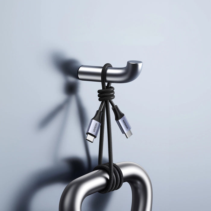 Ugreen US535 USB-C / USB-C PD cable 240W 5A 1m - gray