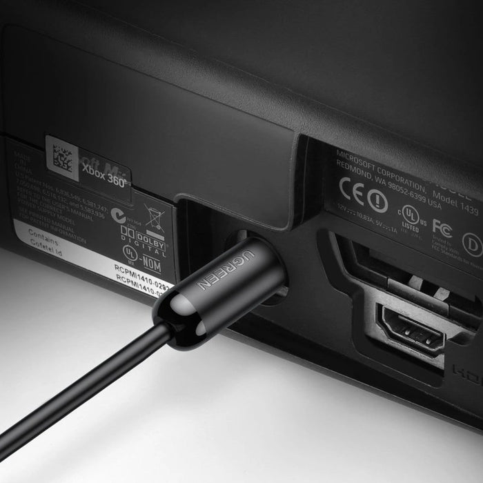 Ugreen AV122 70891 Optical Audio Toslink/SPDIF Cable 1.5m - Black