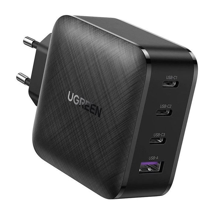 Ugreen Fast Charger GaN PPS 65W USB / 3x USB Type-C QC 3.0 Power Delivery SCP FCP AFC (Gallium Nitride) Black (CD224 70774)