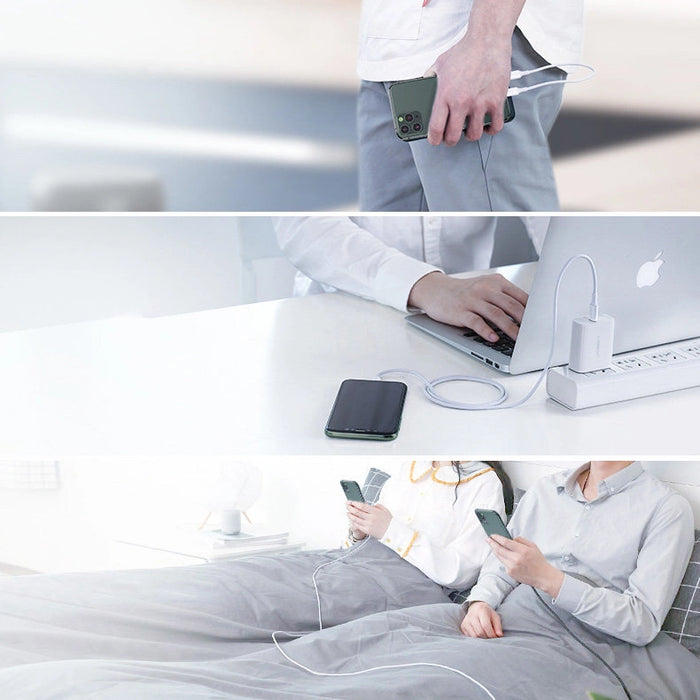 Ugreen US171 Lightning - USB-C PD Cable 20W 3A 480Mb/s 1.5m - White