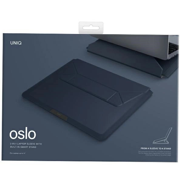 Uniq Oslo case for a 14" laptop - navy blue
