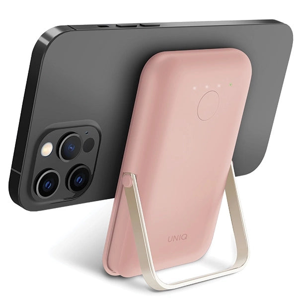 Powerbank Uniq Hoveo magnetic 5000mAh USB-C 20W PD - pink