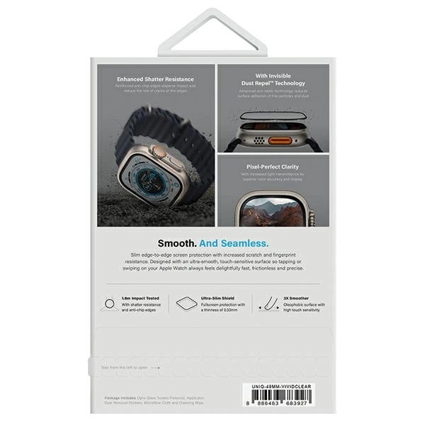 Uniq Optix Vivid glass for Apple Watch Ultra 49mm with applicator