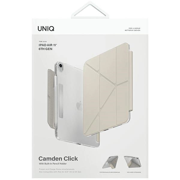 Uniq Camden Click case for iPad Air 11" 2024 - beige