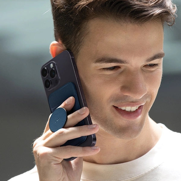 Uniq Flixa Magnetic Card Wallet with Stand Gray/Flint Gray MagSafe