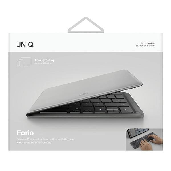 Uniq Forio Foldable Bluetooth Keyboard Gray/Chalk Gray
