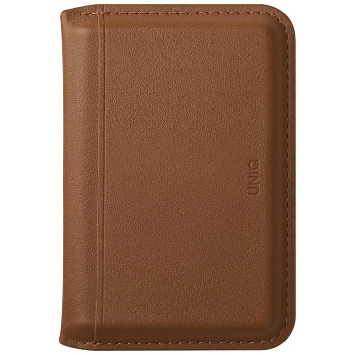 Uniq Lyden DS RFID Magnetic Wallet with Phone Stand - Brown