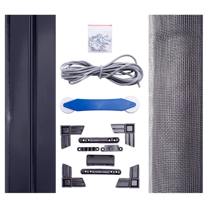 KIT FOR MOSQUITO WINDOW 75X150CM VEKTOR UNIVERSAL