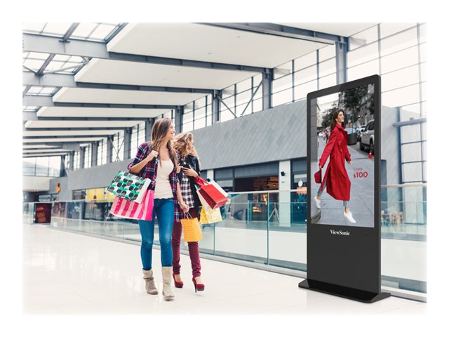 VIEWSONIC EP5542 138.8cm 55inch ELED EPoster 3840x2160 450cd/m2 1300:1 Android V8 ARM Cortex RAM 2GB Storage 16GB 10 point touch