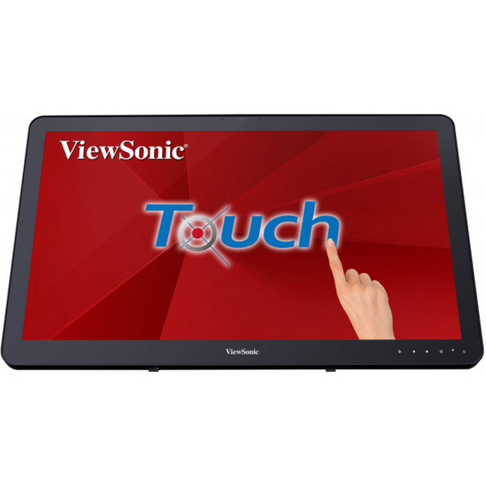 VIEWSONIC TD2430 24inch FHD 1920x1080 VA 10-Point Multitouch 200nits VGA HDMI DisplayPort 2xUSB speakers bookstand style