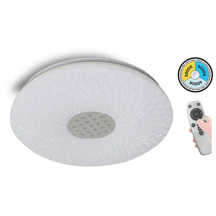 LED CEILING LAMP 48W 38CM DIMMABLE REMOTE CONTROL VITO PEARL-2