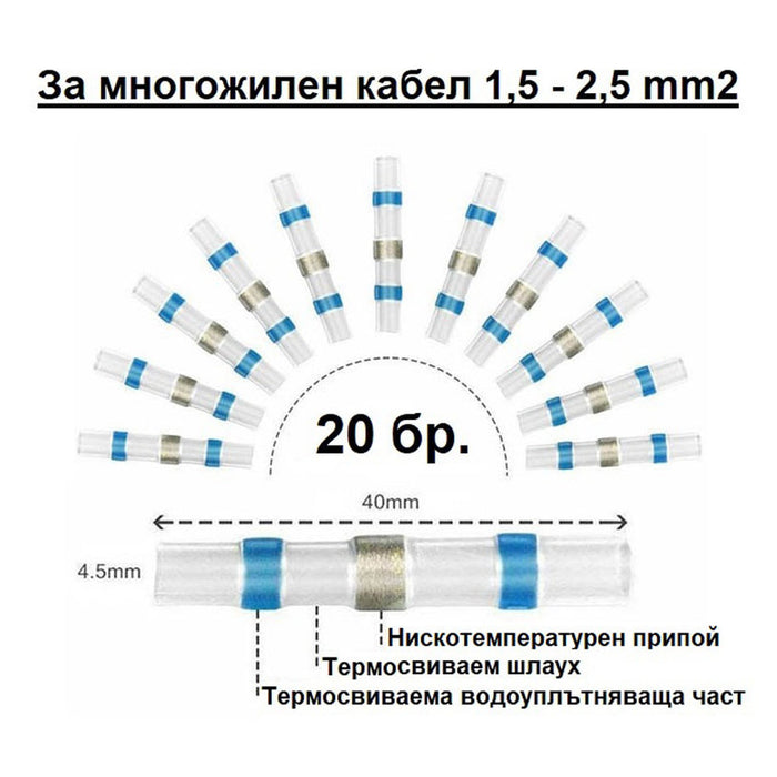 CONNECTOR QUICK SOLDER IP67 1.5-2.5MM2 VITO