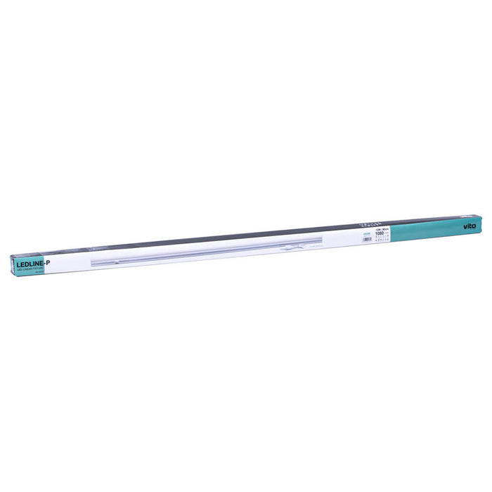 LED LINE FLUMINUM 12W 4000K 87CM WITH KEY AND CABLE WITH PLUG VITO LEDLINE-P
