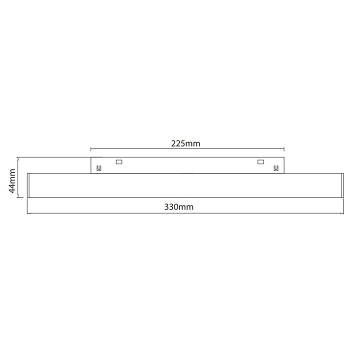 LED LINEAR 18W 4000K FIXTURE FOR MAGNETIC-RAIL MOUNTING VITO
