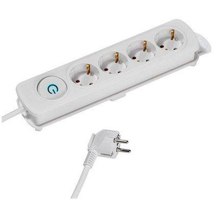 DISTRIBUTOR WITH CABLE VIVANCO 4 GN. WITH KEY 2.5M 37645