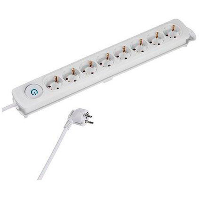 DISTRIBUTOR WITH CABLE VIVANCO 8 GN. WITH KEY 1.4M 37651