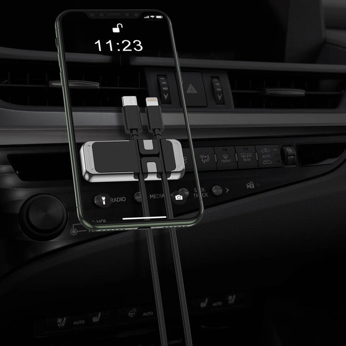 Wozinsky Magnetic Phone Holder with Cable Organizer (WMCDO-B1)