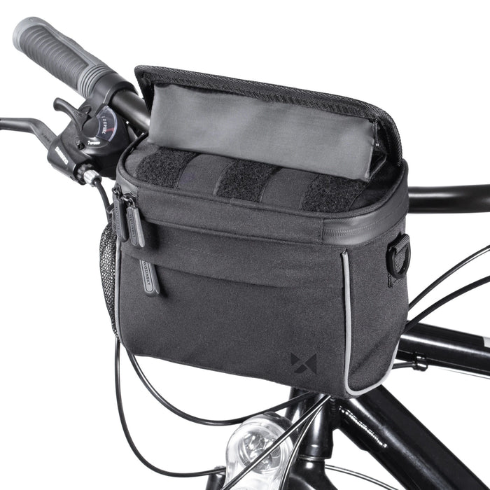 Wozinsky bicycle handlebar bag bike shoulder bag black (WBHBB-01)