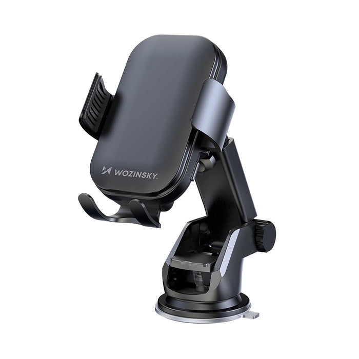 Wozinsky WUMID Phone Holder with 15W Inductive Charger for Car Dashboard - Black