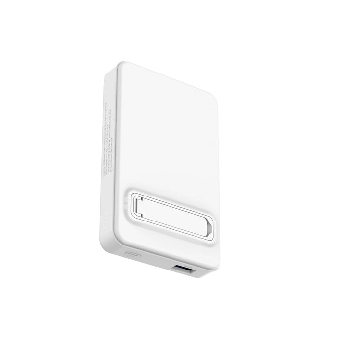 Powerbank Wozinsky WLWP-10KA0Y3WS 22.5W PD Qi2 10000 mAh, with stand, 1x USB-A, 1x USB-C - white