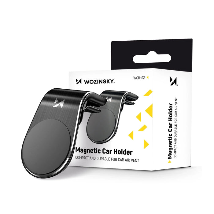 Wozinsky magnetic phone holder on the ventilation grille black (WCH-02)