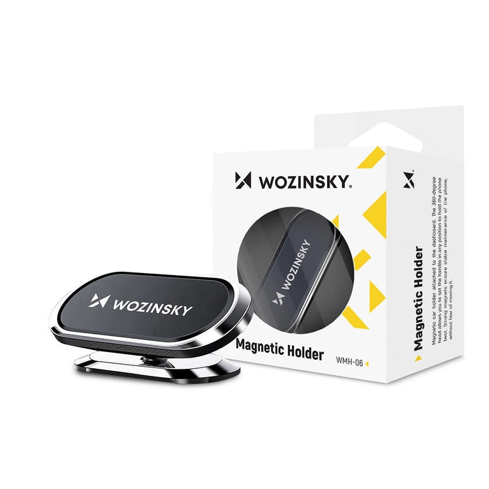 Wozinsky Self-adhesive Magnetic 360 Car Dashboard Mount Silver (WMH-06)