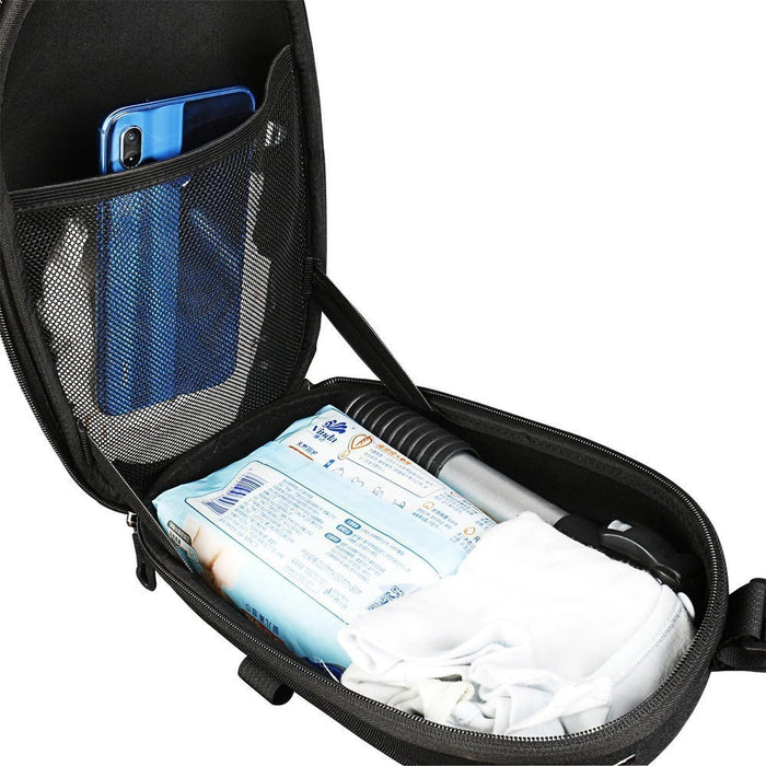 Wozinsky waterproof scooter bar bag scooter bag 4l black (WSB1BK)