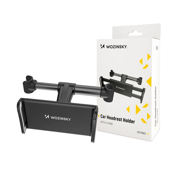 Wozinsky car headrest holder with hanger black (WTHBK2)