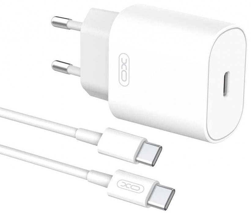 Charger XO L91EU 25W TYPE-C Fast Charger with Lighting Cable NB113