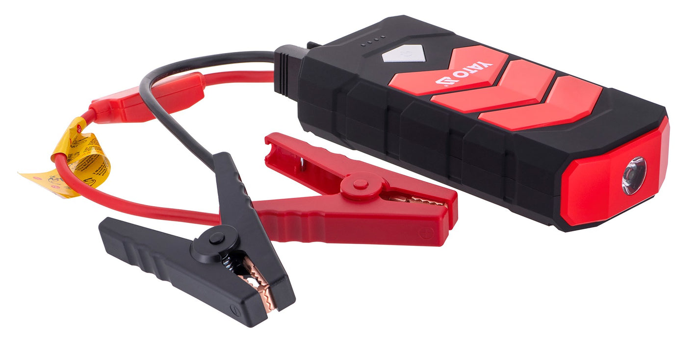 Car jump starter YATO YT-83081 car power bank 9000 mAh 9000 mAh Black, Orange