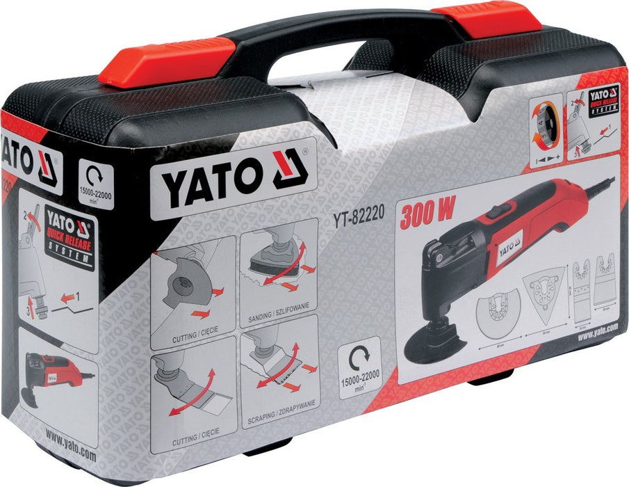 Yato YT-82220 oscillating multi-tool Black, Red 300 W 22000 OPM