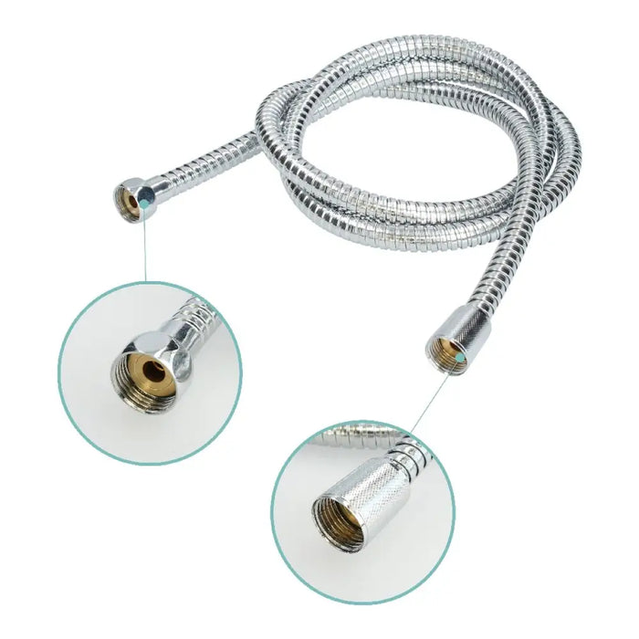 A shower head with a hose to direct the flow Fontastock Stainless steel - Баня<<<Дом Градина<<<BigBuy&&&Аксесоари и