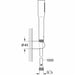 A shower head with a hose to direct the flow Grohe Vitalio Get Stick 27459000 Chromed 150 cm 1 Position - Баня<<<Дом